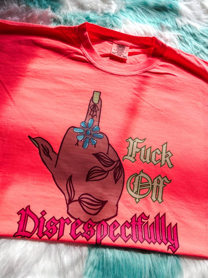 Adult CC FU Tee for wholesale by Punchy Babe Threads