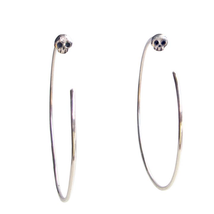 Skull Hoops for wholesale by House Of Snakes