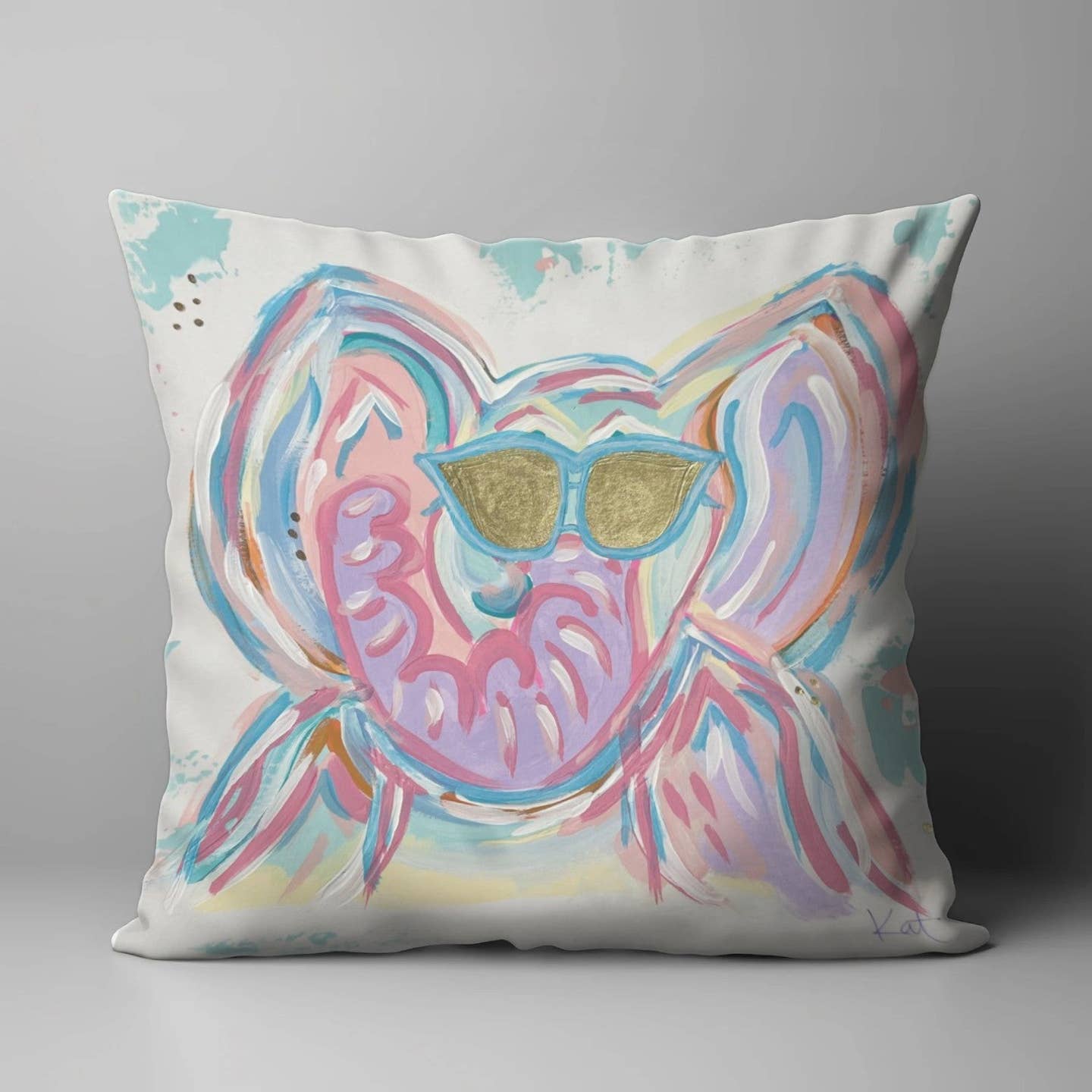 LuckyBird Apparel and Home - Wholesale Throw/Decorative Pillow - Fun Elephant Pillow0