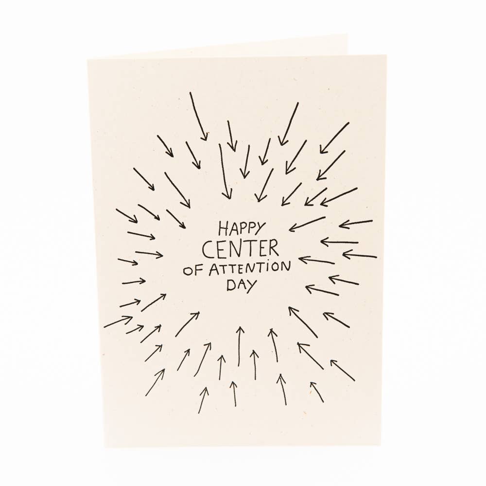 Studio Flash - Wholesale Birthday Card - F-A41 ‘Center of attention day’0