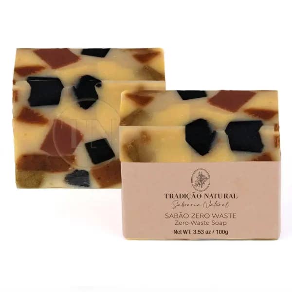 Jabón sólido Zero Waste - Hecho a mano - 100 g para venta al por mayor de Tradição Natural