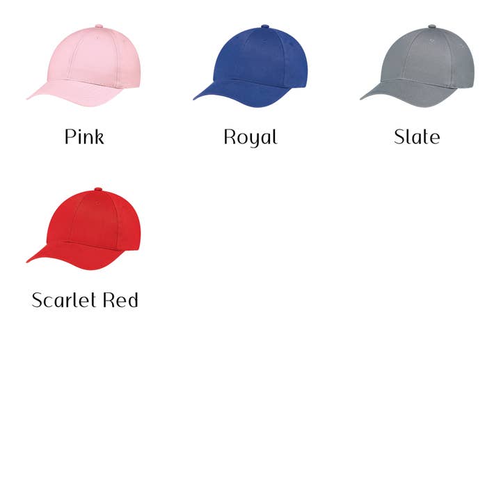 IdealMerch - Wholesale Baseball Cap - Unisex - Custom Embroidered Logo Mid-Profile Structured Caps