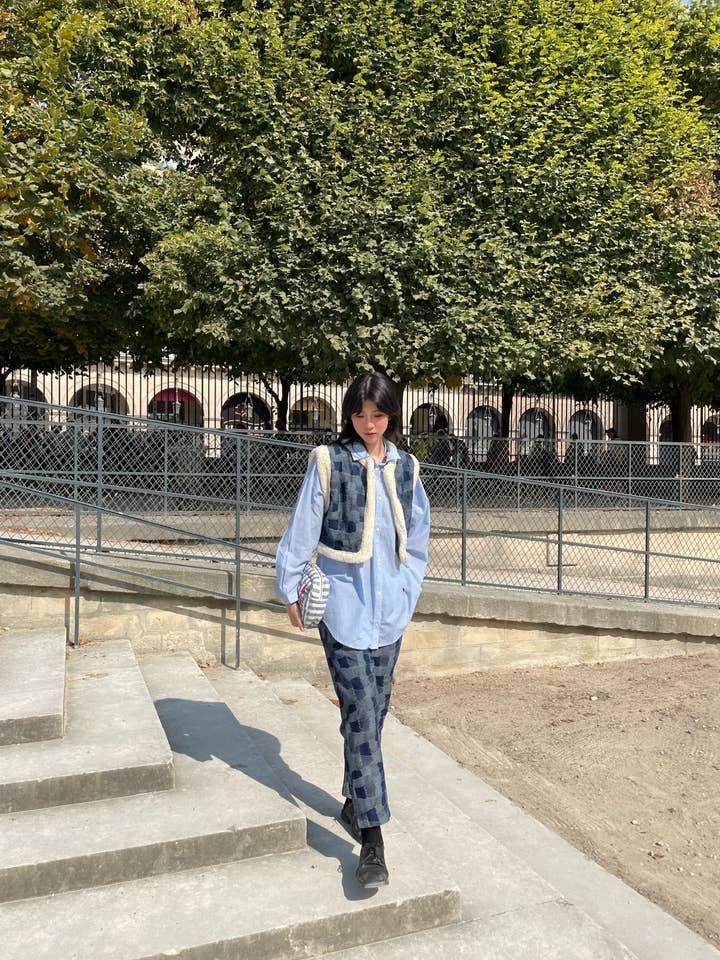 Denim pantalon Kyle for wholesale by The Corner