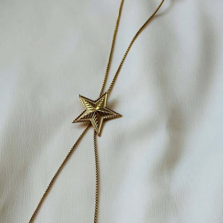 mila + stevie - Wholesale Pendant/Charm Necklace - Star bolo necklace4
