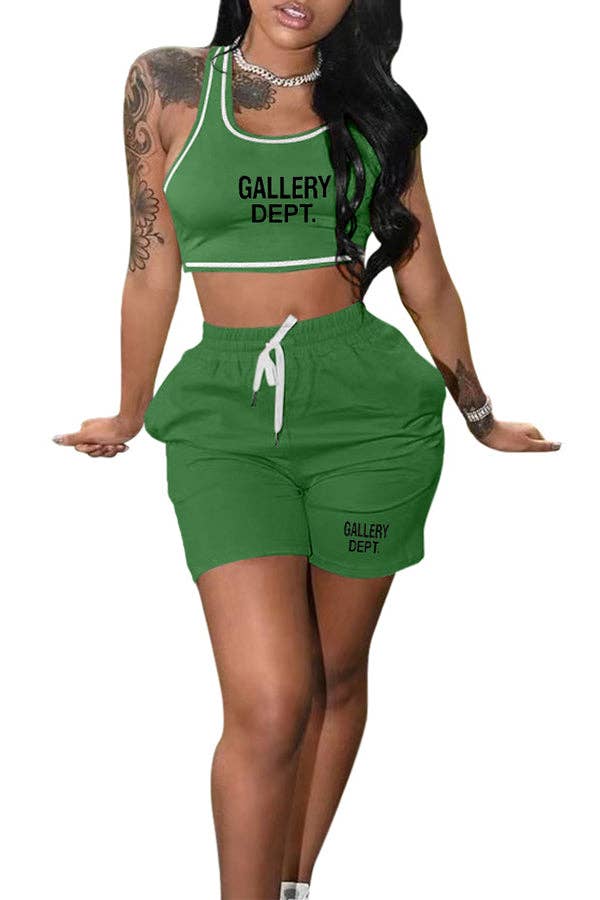 MB Fashion Wholesale - Wholesale Top & Short Set (NOT Loungewear) - Women's - MB FASHION O-NECK PRINTED SHORT SET 323LY14