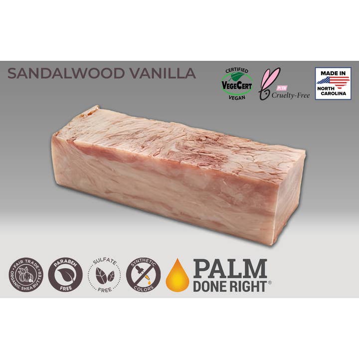 Adams Handmade Soap - Wholesale Bar Soap - Sandalwood Vanilla Soap1
