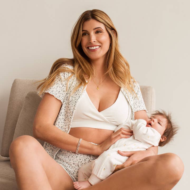 ribbed nursing bralette for wholesale by Nate & Marine