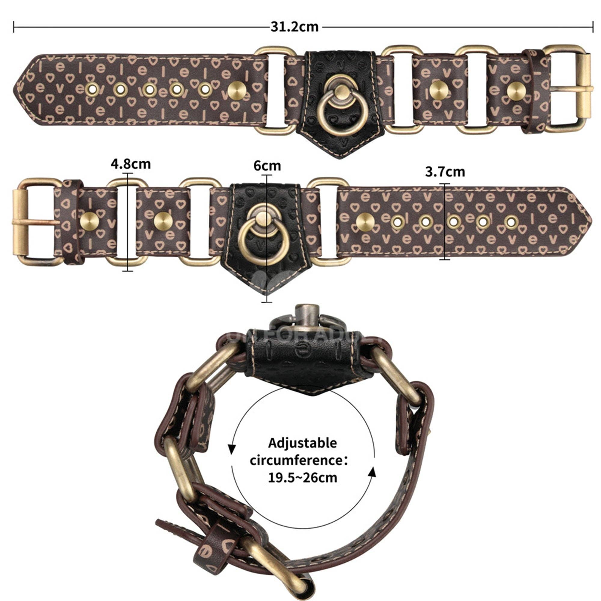 LOVETOY - Wholesale Sex Toy - Rebellion Reign Thigh Cuffs Set3