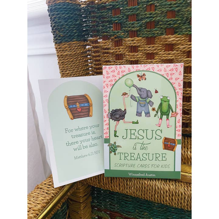 Winnefred Austin - Wholesale Learning Cards - Kids & Baby - Jesus is the Treasure | Scripture Cards Set5