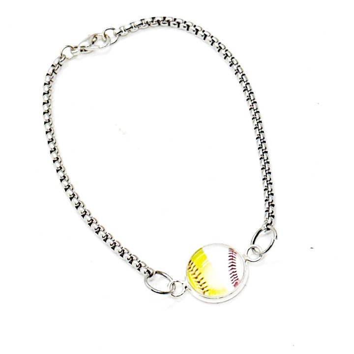 Baseball And Softball Mom Bracelet, Multiple Sports, Baseball Mom, Gift For Her, Sport Mom, Wife Gift, Mama Gift, Dual Sport Mom for wholesale by JKCE Designs