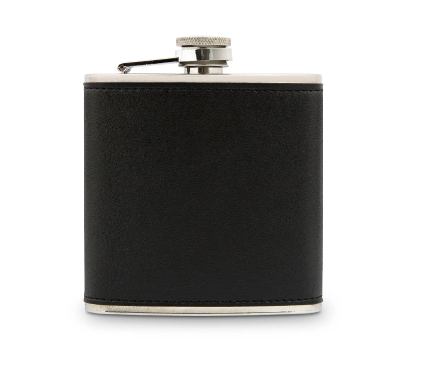 Weddingstar Inc. - Wholesale Flask - Faux Leather Wrapped Metal Hip Flask - Blank4