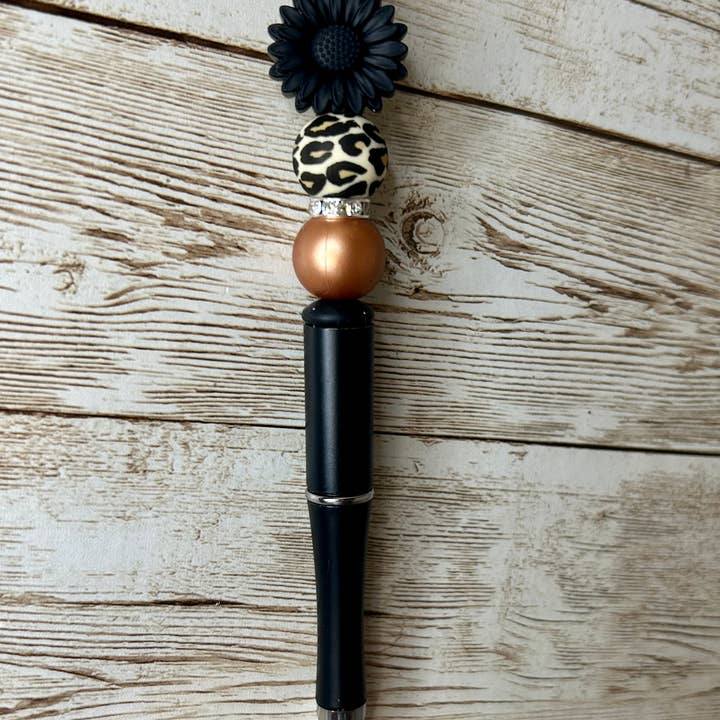 Wildthings & Wildflowers - Wholesale Pen - Black Cheetah Pen2
