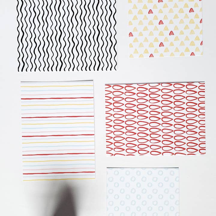 Lucky Dog Design Co. - Wholesale Stationery/Notecard Set - On Repeat Mini Card Set (Set of 10)9