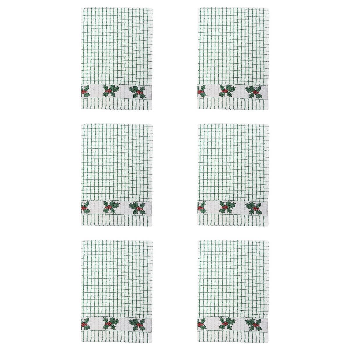 Dublin Gift Company – wholesale Tea towel – Poli Dri Jacquard Holly Tea Towel6