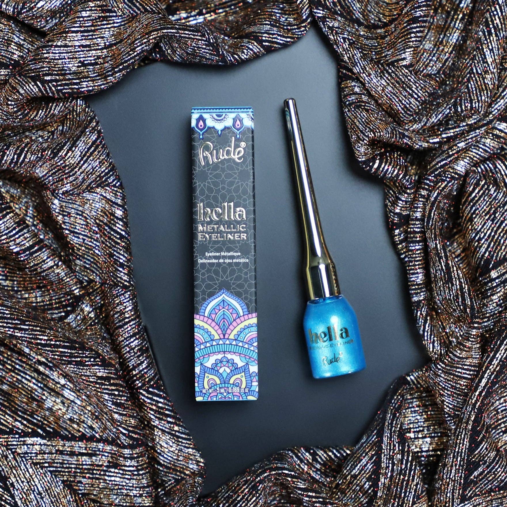 Rude Cosmetics - Venta al por mayor Delineador de ojos - Delineador metálico Hella