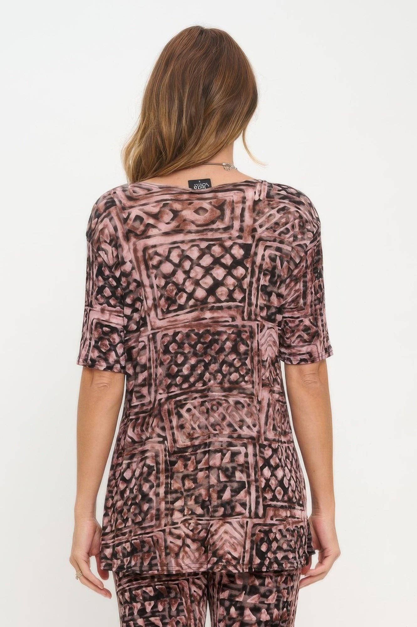 CC Wholesale Clothing – wholesale Set med topp och byxa – Dam – Plus Size Print Bns Capri Byxset1