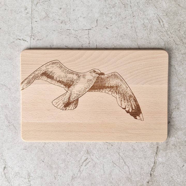 Nice Home Design - Wooden Board with Engraving Seagull for wholesale by 17;30