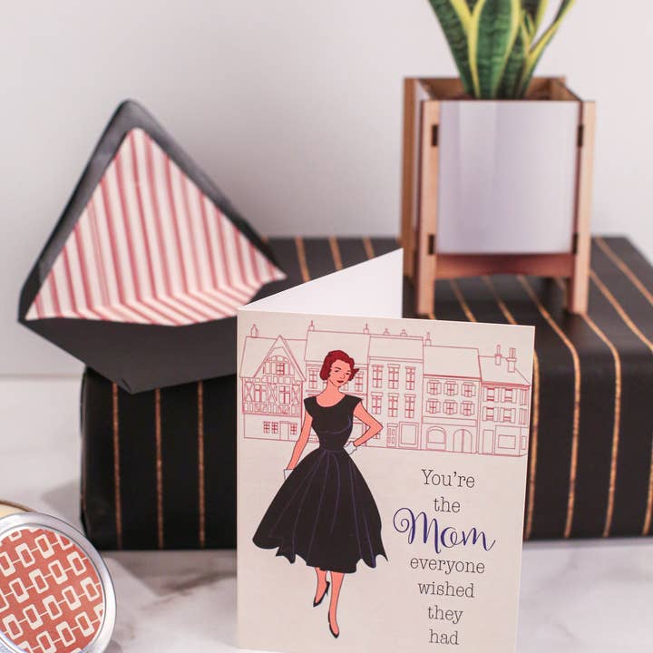 Mod Lounge Paper Company – Engroshandel Morsdagskort – Mors Dag Vintage Mode Mor Kort4