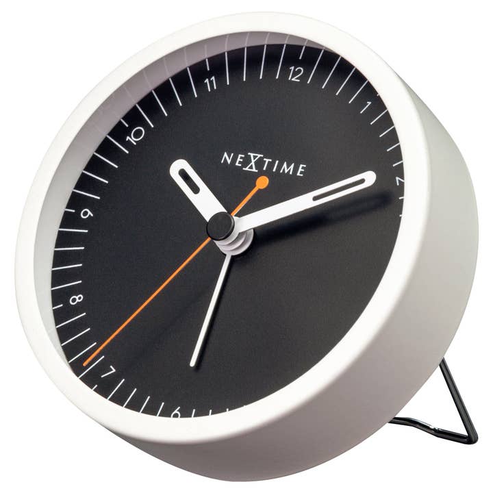 NeXtime - Wholesale Alarm Clock - Table Alarm Clock 9x9x7.5cm - Silent - Light function /Metal "Small"5