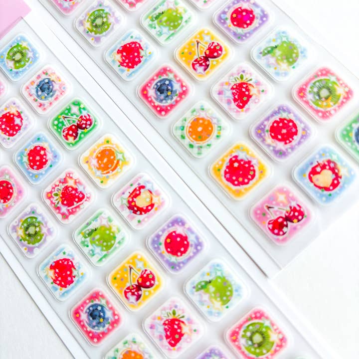 Borah Studio - Wholesale Sticker - Cutie Fruitie Deco Sticker Sheet2