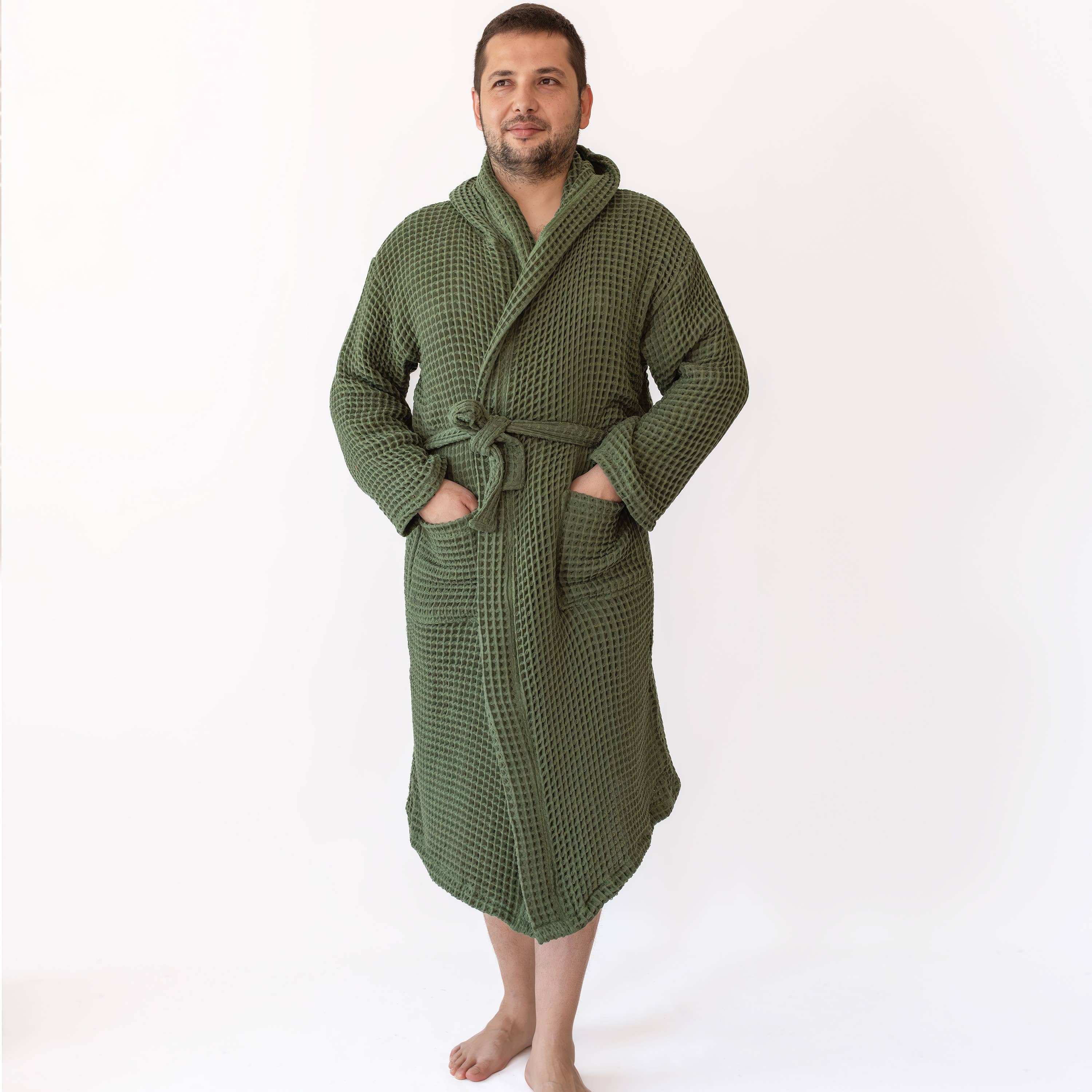 Vivamaison – Engroshandel Morgenkåbe - Unisex – Premium Vaflet Bomuld Badekåbe, Unisex Spa Komfort57