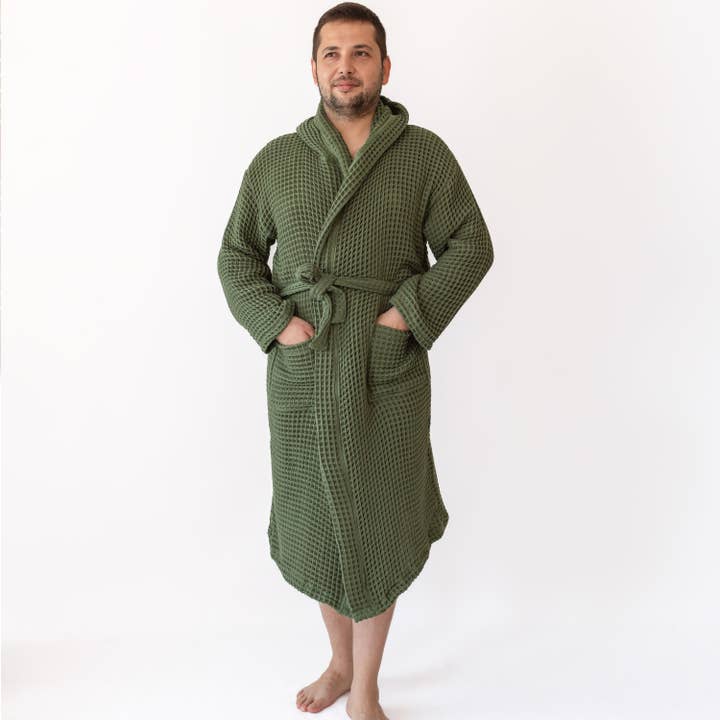 Vivamaison – Engroshandel Morgenkåbe - Unisex – Premium Vaflet Bomuld Badekåbe, Unisex Spa Komfort57