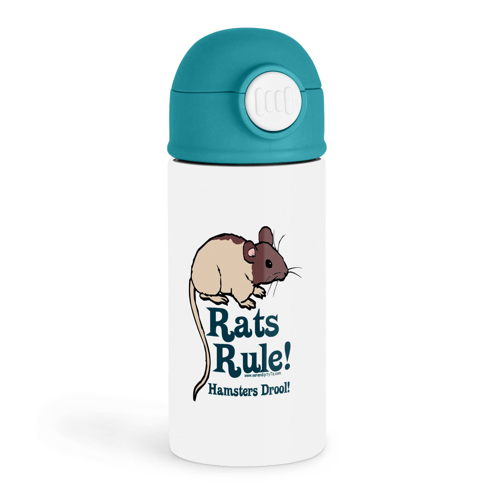 3dRose - Wholesale Water Bottle - 3dRose, Rats Rule, Kids Water Bottle0