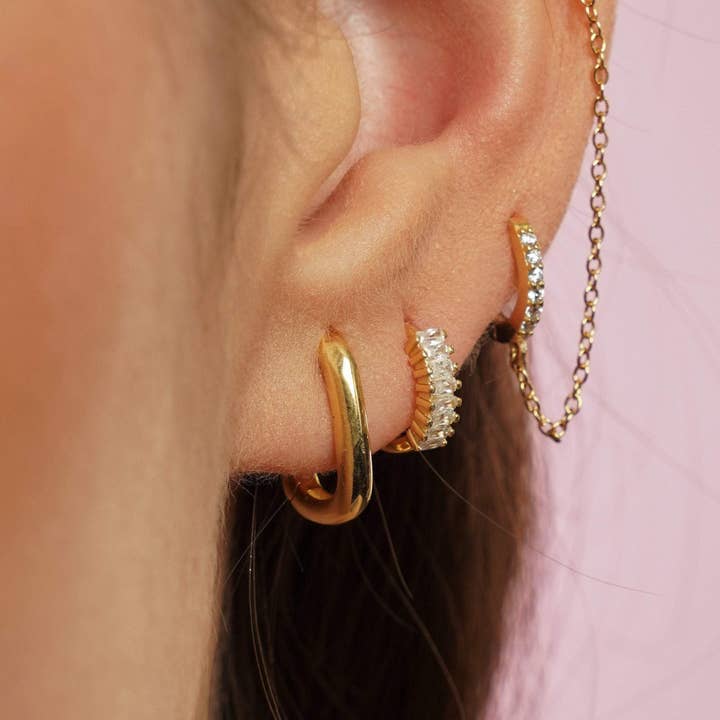 Diat - Vendita all'ingrosso Orecchini a cerchio - Orecchini rettangolari1