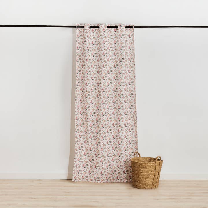 Pack de 2 cortinas con ollaos 140x260 cm Natura 11 para venta al por mayor de SG HOGAR