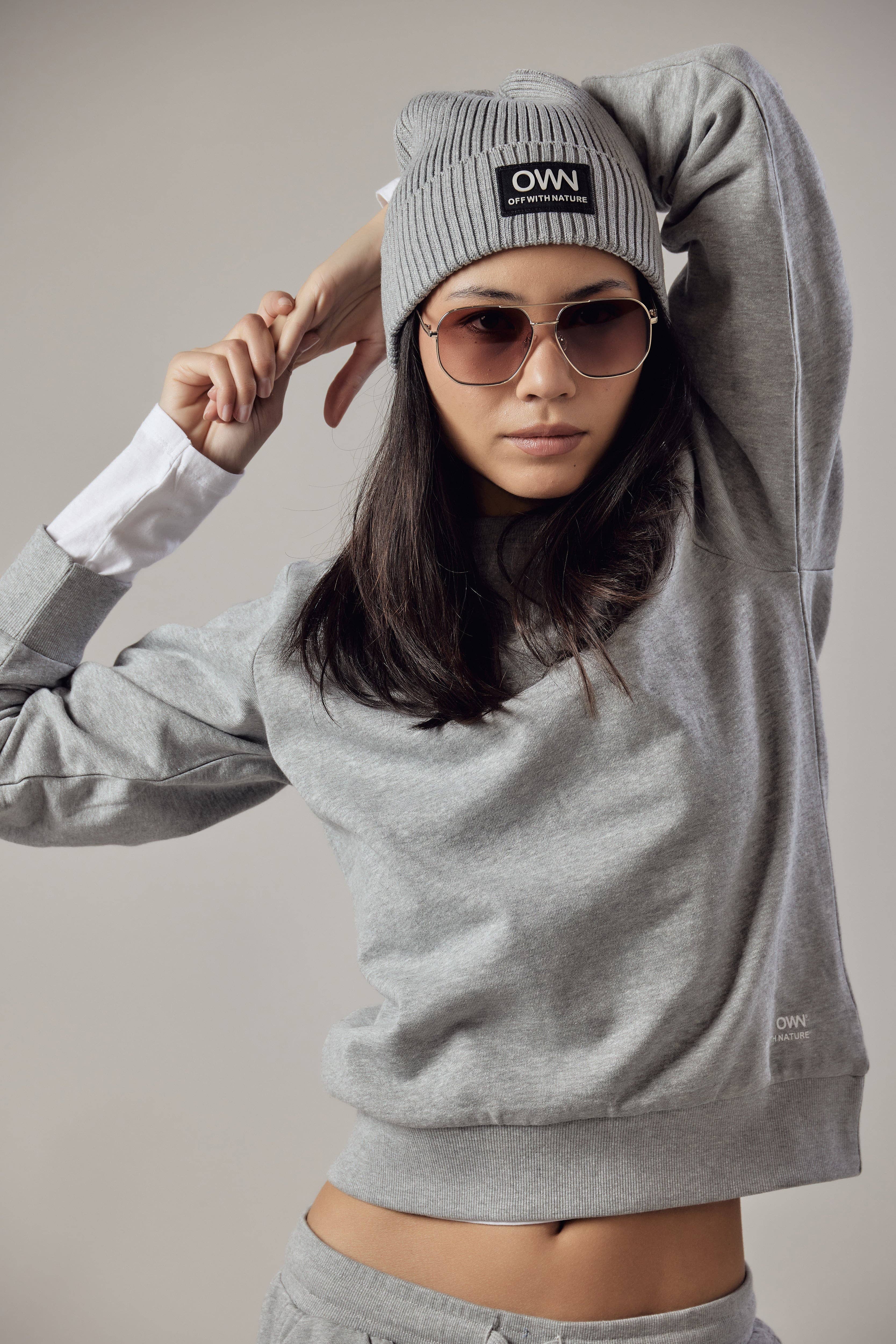 Military Green Crew Neck Sweatshirt for wholesale on Faire6