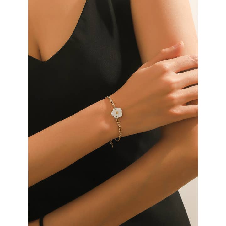 24BRA123 Edelstahlarmband für den Großhandel von Blossom bijoux