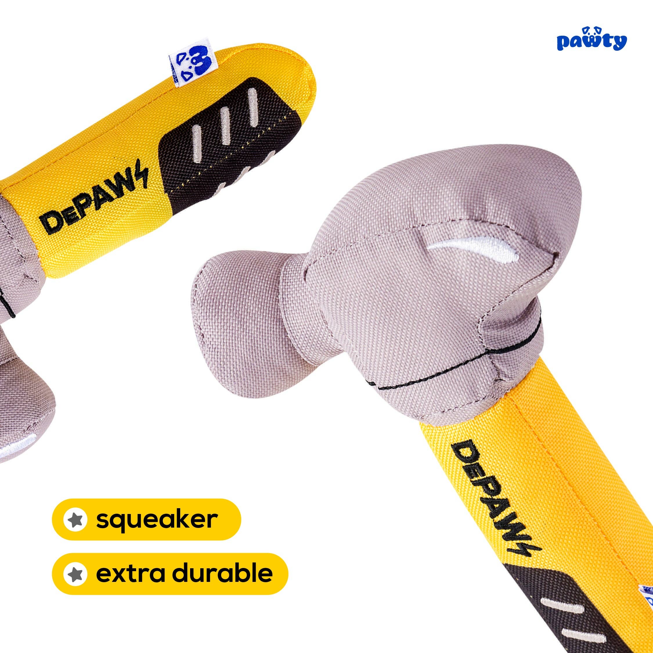 PAWTY Dog Toys - Venta al por mayor Peluche - Perros - Martillo de juguete para perros PAWTY1