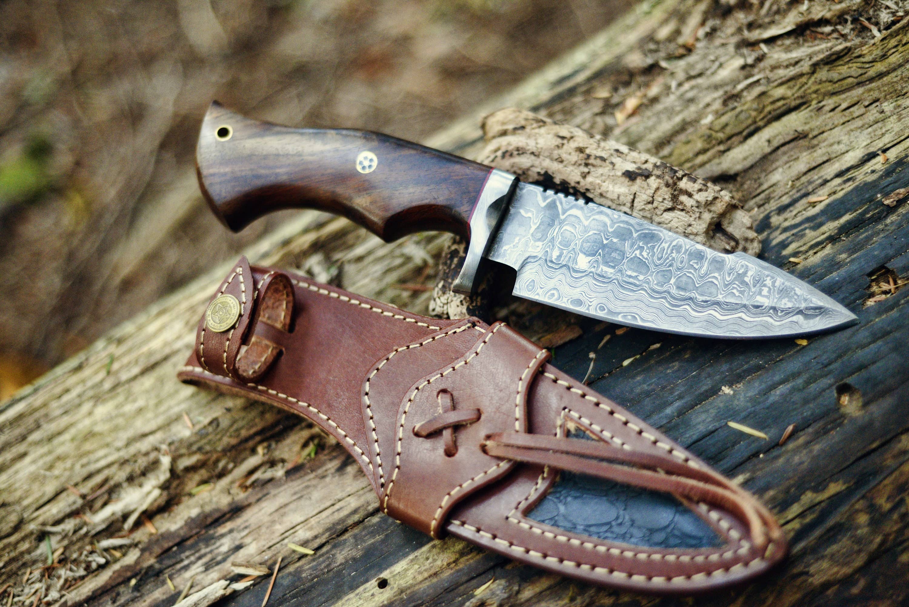 OnlyViking - Wholesale Pocket Knife/Holder - Damascus Knife - Premium Quality Hunting And Camping2