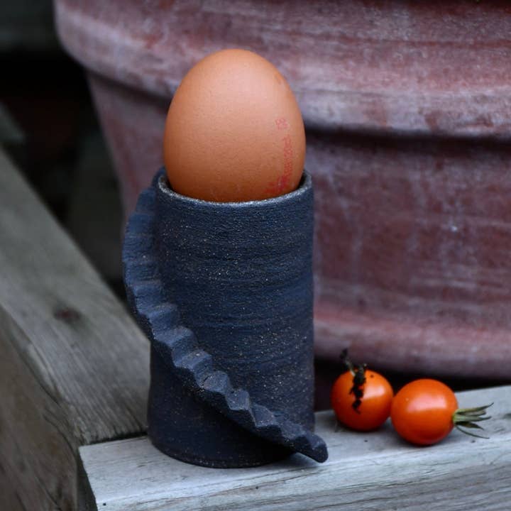 Stair series-Mid Night spiral staircase egg cup for wholesale by 4 AM Product Design