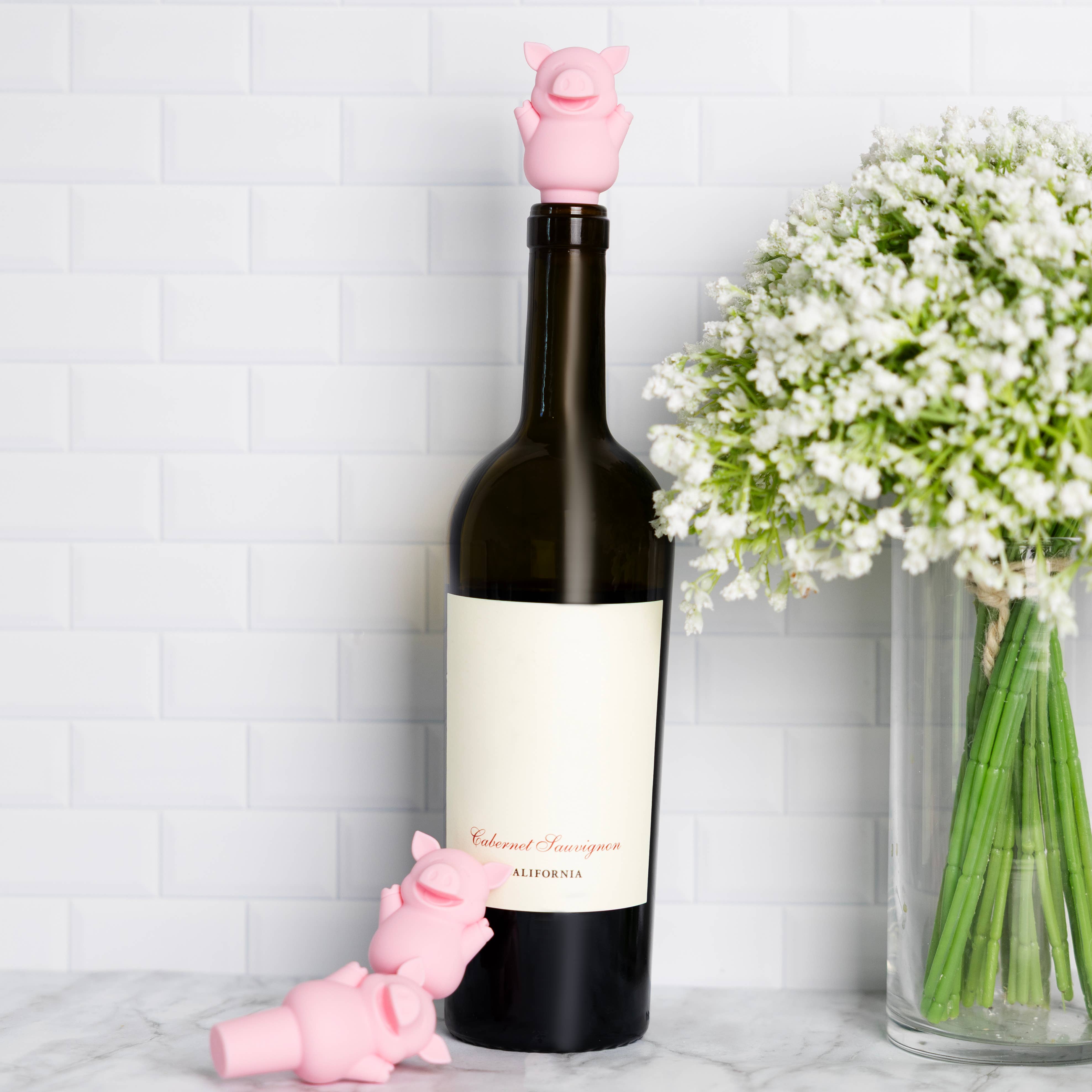 Fox Run Brands - Wholesale Wine Stopper - Pund'it 3 Little Swigs Wine Bottle Stoppers, Set of 31