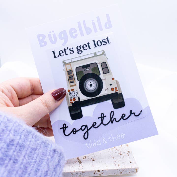 Iron-on Camper Van Patch Travel - Gift Shirt Patch for wholesale by Tilda&Theo