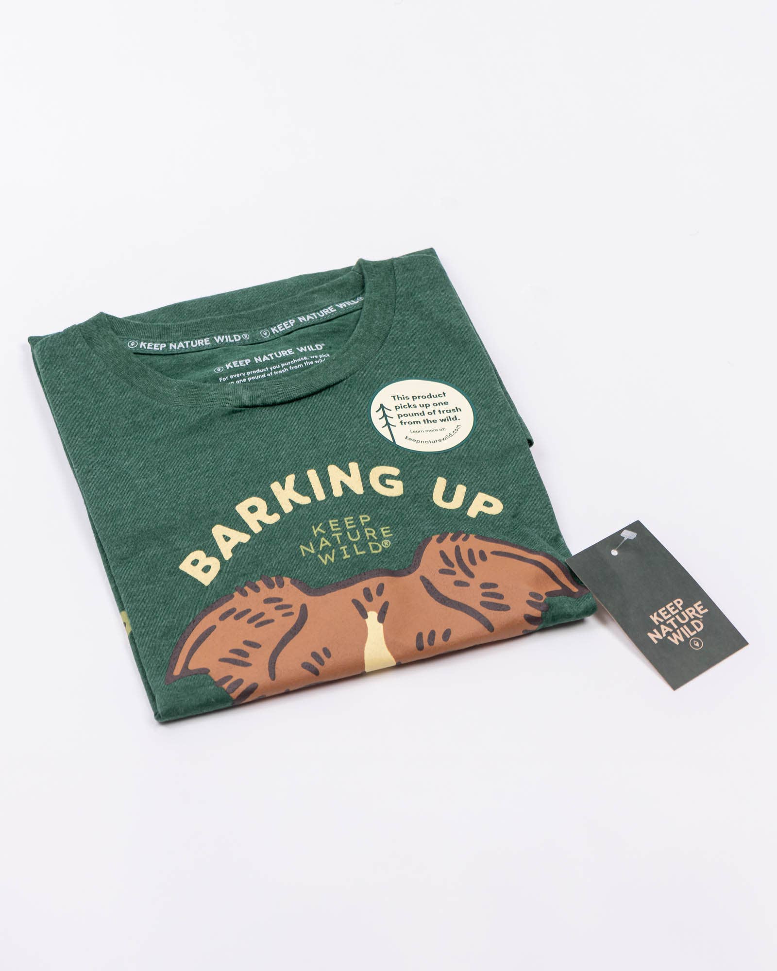 Keep Nature Wild - Vente T-shirt sérigraphié – unisexe - T-shirt unisexe "Barking Up All the Trees" | Forêt chinée8