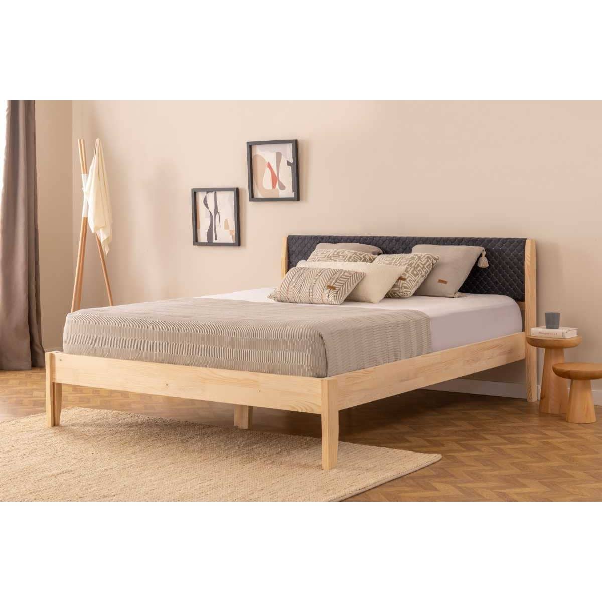 Deholzwart GmbH - Wholesale Bed - İstanbul model wooden bed single pine wood- NATURE3