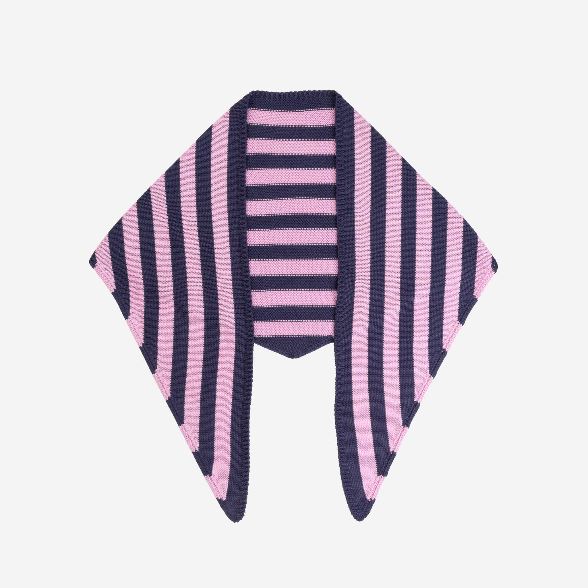 VERLOOP | knits - Wholesale Scarf - Women's - Simple Stripe Triangle Scarf