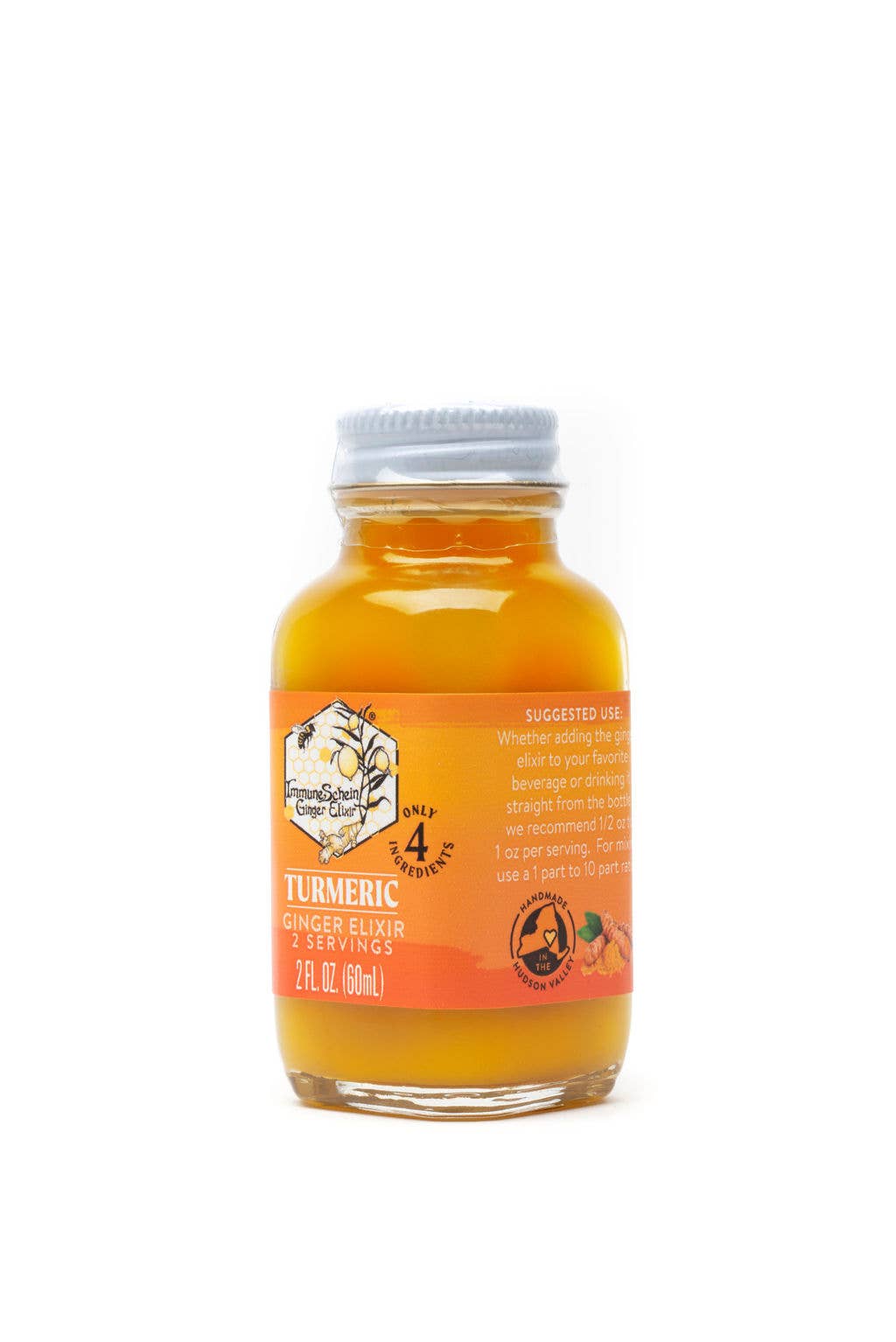 ImmuneSchein Ginger Elixirs - Wholesale Elixir - 2 fl. oz. Turmeric Ginger Elixir *2019 GFA Winner*1