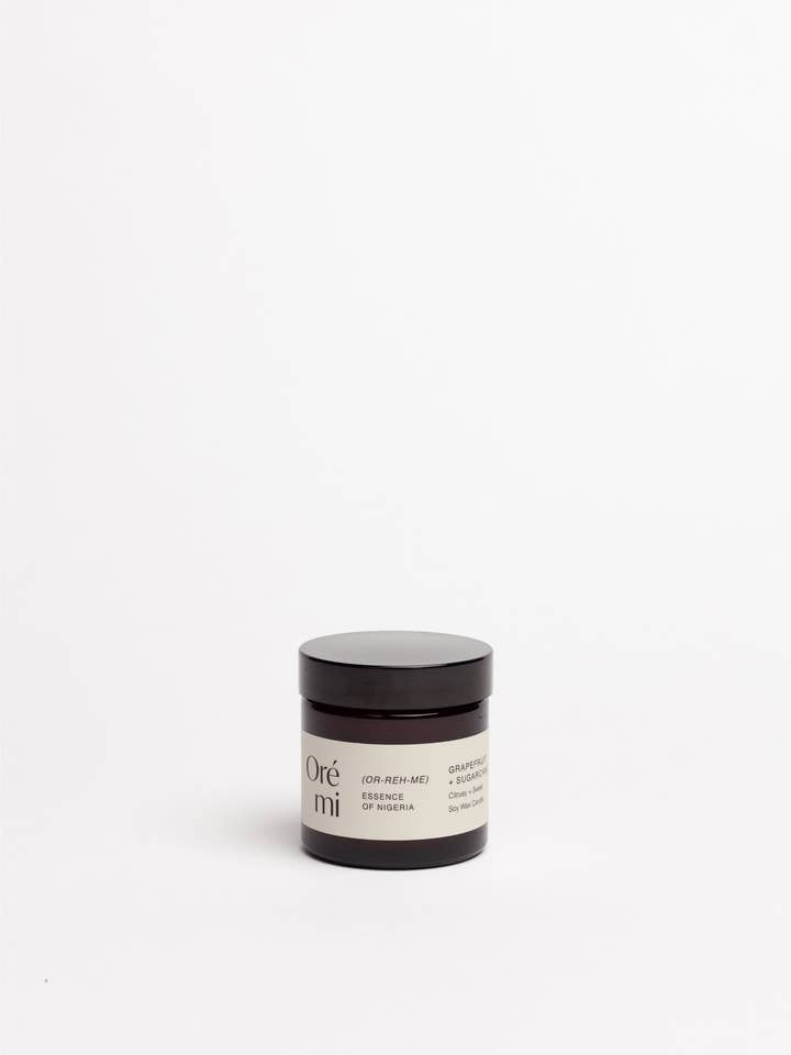 Grapefruit & Sugar Cane 60ml Candle for wholesale by Oré mi