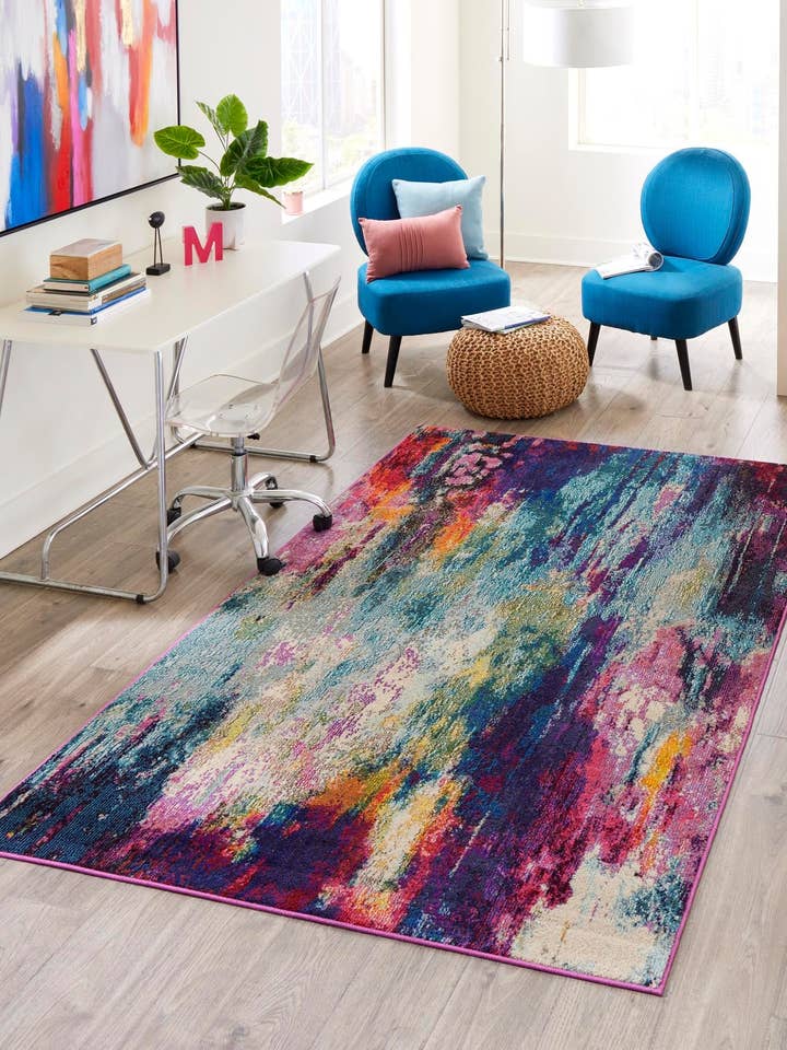 Modern Designed Sunset Chromatic Rug for wholesale by Rug Mart