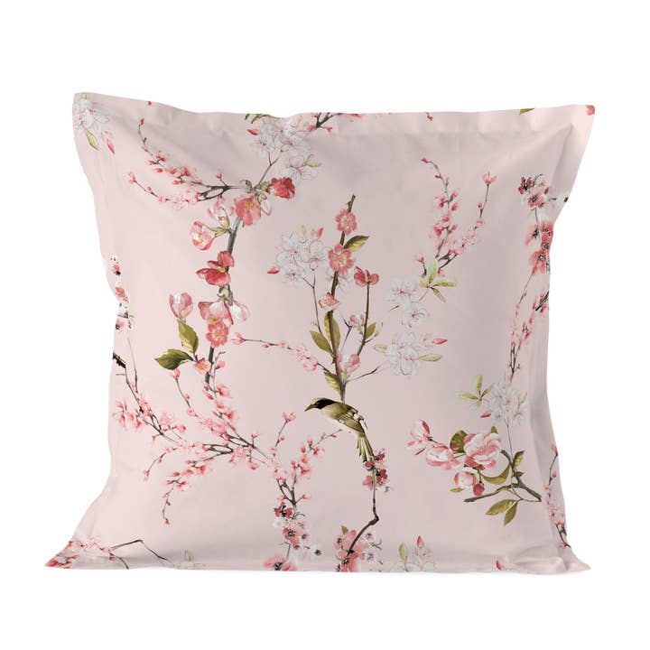Chinoiserie Rose Cushion Cover 60x60 cm for wholesale by Happyfriday