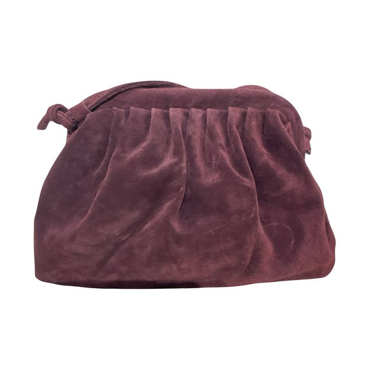 VELVET SUEDE LEATHER BAG for wholesale by Louisa lee