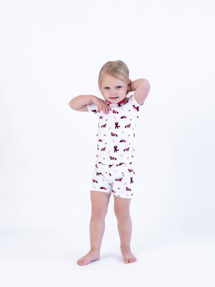 Bubble Baby - Wholesale Sleepwear Set - Kids - Red Panda | Short Sleeve Pajamas7