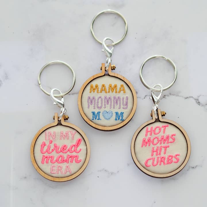 Little L Designs - Wholesale Keychain - Women's - Embroidered Mom Keychains7