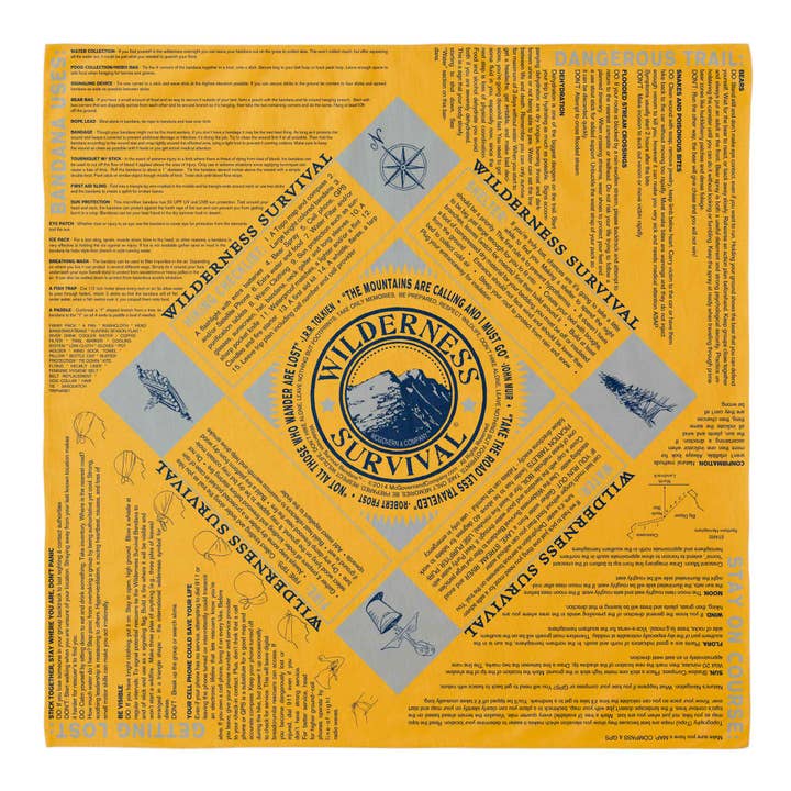 McGovern Outdoor - Wholesale Pet Bandana - Dog - Bark Ranger Wilderness Survival Bandana2