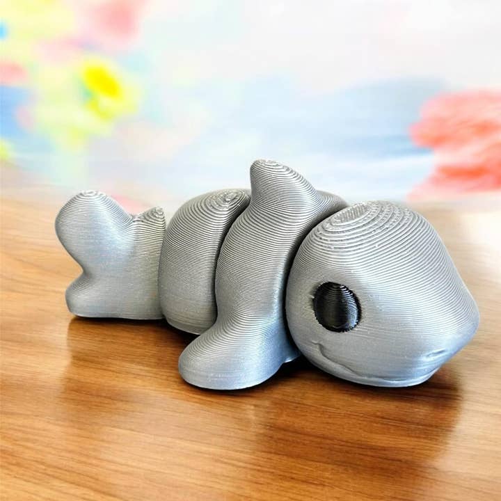 3D in Paradise – Engroshandel Fidget - Børn – Mini Shark fidget figurine figurer 3D-printet0