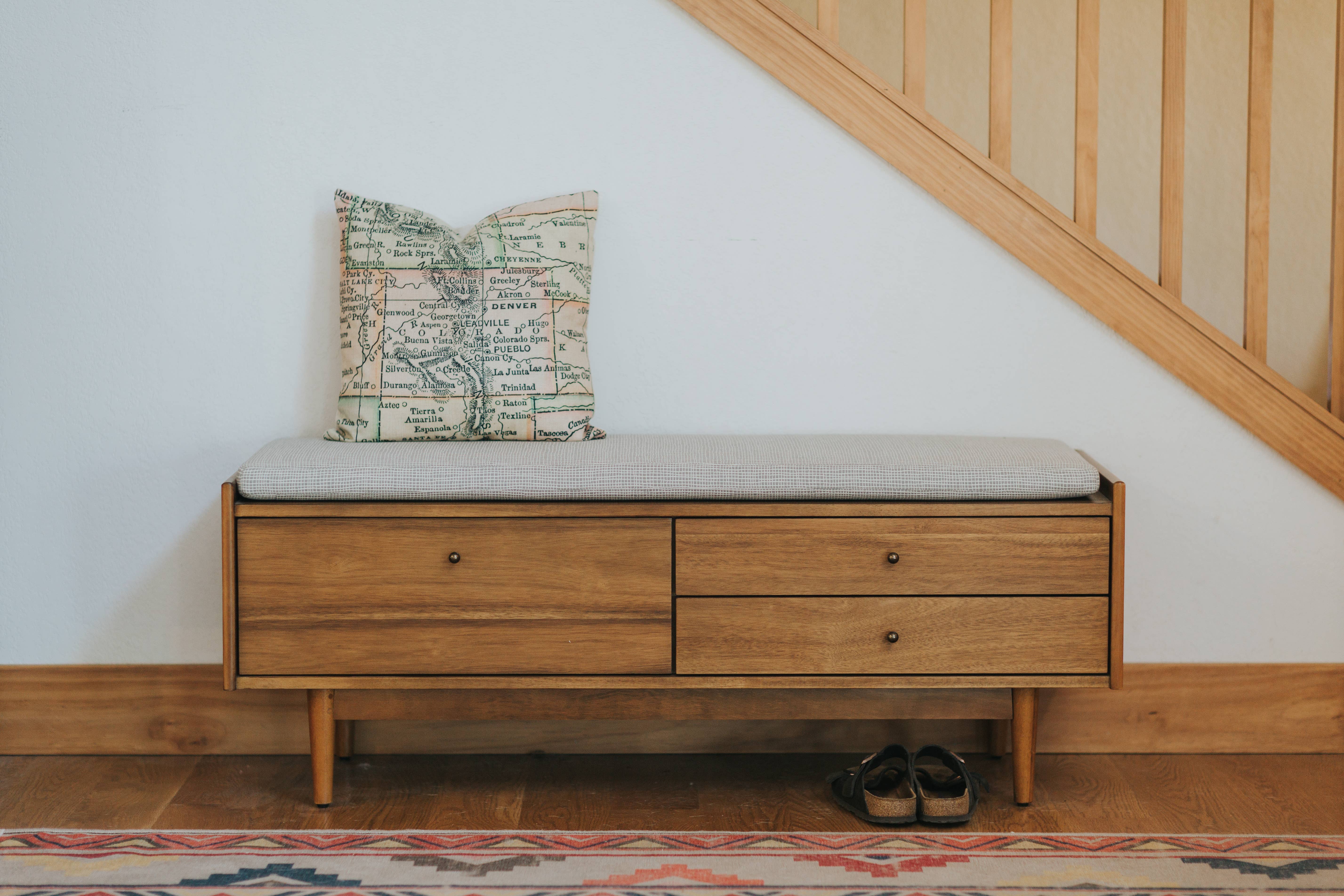 Daisy Mae Designs - Wholesale Throw/Decorative Pillow - Custom Map Pillow Decorative Throw Pillow Choose Any Town10