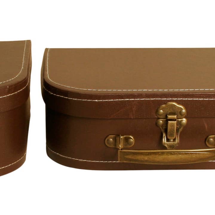 WALD IMPORTS - Wholesale Luggage - Suitcase Set of 3 Brown Paperboard3